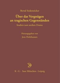 Produktbild: &Uuml;ber das Vergn&uuml;gen an tragischen Gegenst&auml;nden