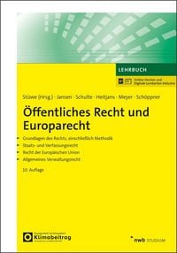 Produktbild: &Ouml;ffentliches Recht und Europarecht