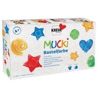 Produktbild: KREUL MUCKI Bastelfarbe 6er Set 80 ml