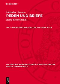 Produktbild: Einleitung und Tabellen. Die Logoi B 2&ndash;29