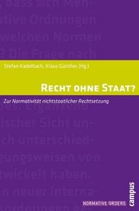 Produktbild: Recht ohne Staat?