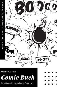 Produktbild: Mein Blanko Comic Buch Storyboard Szenenbuch Cartoon Leere Comic Raster zum Selberzeichnen