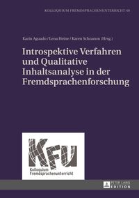 Produktbild: Introspektive Verfahren und Qualitative Inhaltsanalyse in der Fremdsprachenforschung