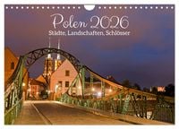Produktbild: Polen - St&auml;dte, Landschaften, Schl&ouml;sser (Wandkalender 2026 DIN A4 quer), CALVENDO Monatskalender