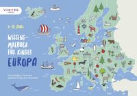 Bild vom Artikel Wissens-Malbuch für Kinder - EUROPA vom Autor Vicky Bo