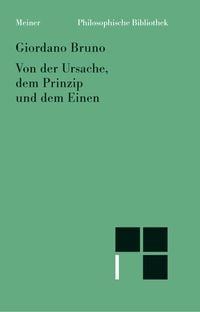 Produktbild: Von der Ursache, dem Prinzip und dem Einen