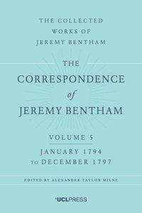 Produktbild: Bentham, J: Correspondence of Jeremy Bentham, Volume 5