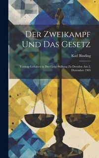 Produktbild: Der Zweikampf Und Das Gesetz