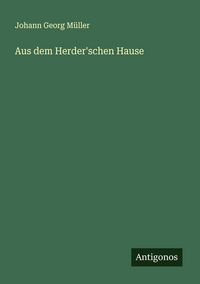 Produktbild: Aus dem Herder'schen Hause