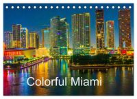 Produktbild: Colorful Miami (Desk Calendar 2026 DIN A5 landscape), CALVENDO 12 Month DeskCalendar