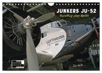 Produktbild: Junkers Ju-52 Rundflug &uuml;ber Berlin (Wandkalender 2026 DIN A4 quer), CALVENDO Monatskalender