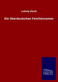 Produktbild: Die Oberdeutschen Familiennamen