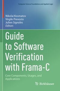 Produktbild: Guide to Software Verification with Frama-C