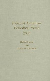 Produktbild: Index Of Amer Periodical Verse