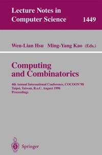 Produktbild: Computing and Combinatorics