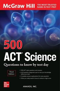 Produktbild: 500 ACT Science Questions to Know by Test Day, Third Edition