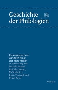 Produktbild: Geschichte der Philologien
