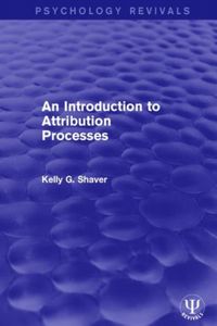 Produktbild: Shaver, K: An Introduction to Attribution Processes