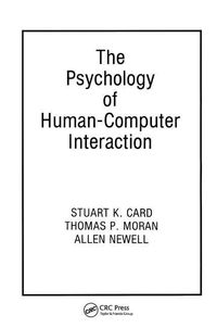 Produktbild: The Psychology of Human-Computer Interaction
