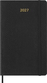 Produktbild: Moleskine Precious & Ethical 12 Monate Wochen Notizkalender 2027, L/A5, Liniert, Weicher Einband, Mamba Schwarz, mit Box