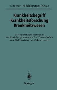 Produktbild: Krankheitsbegriff Krankheitsforschung Krankheitswesen