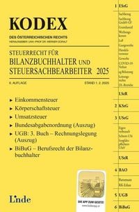 Produktbild: KODEX Steuerrecht f&uuml;r Bilanzbuchhalter und Steuersachbearbeiter 2025