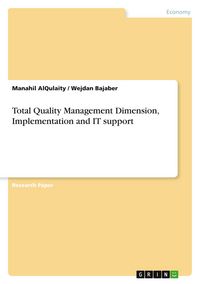 Produktbild: Total Quality Management Dimension, Implementation and IT support