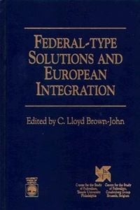 Produktbild: Federal-Type Solutions and European Integration