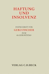 Produktbild: Haftung und Insolvenz