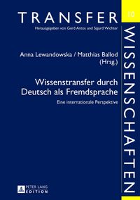 Produktbild: Wissenstransfer durch Deutsch als Fremdsprache