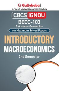 Produktbild: BECC-103 Introductory Macroeconomics