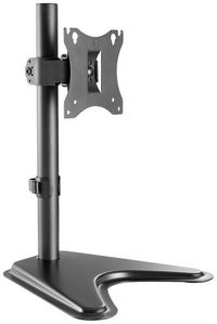 Produktbild: Manhattan 462037 Monitor-Tischhalterung 1 Display(s) 43,2 cm (17") - 68,6 cm (27") Schwarz Rotierbar, Neigbar, Schwenkbar, H&ouml;henverstellbar