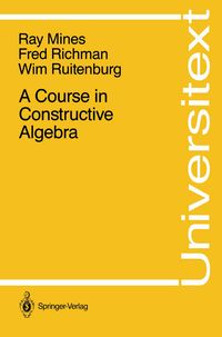 Produktbild: A Course in Constructive Algebra