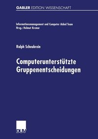 Produktbild: Computerunterst&uuml;tzte Gruppenentscheidungen