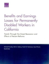 Produktbild: Benefits and Earnings Losses for Permanently Disabled Workers in California