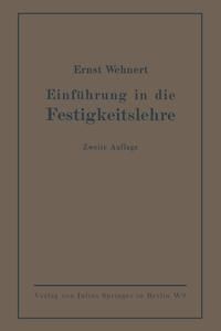 Produktbild: Einf&uuml;hrung in die Festigkeitslehre