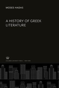 Produktbild: A History of Greek Literature