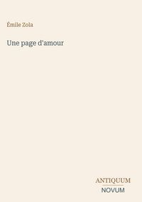 Produktbild: Une page d'amour