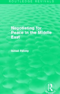 Produktbild: Fahmy, I: Negotiating for Peace in the Middle East