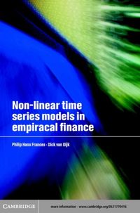 Produktbild: Non-Linear Time Series Models in Empirical Finance