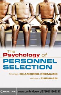 Produktbild: Psychology of Personnel Selection