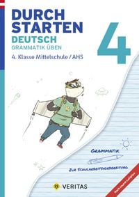 Produktbild: Durchstarten Deutsch 4. Klasse Mittelschule/AHS Grammatik &uuml;ben