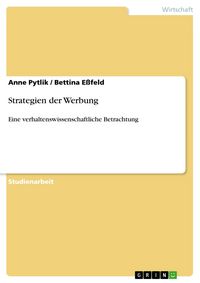 Produktbild: Strategien der Werbung