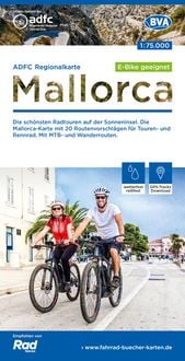 Produktbild: ADFC-Regionalkarte Mallorca, 1:75.000, rei&szlig;- und wetterfest, GPS-Tracks Download