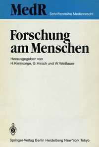 Produktbild: Forschung am Menschen