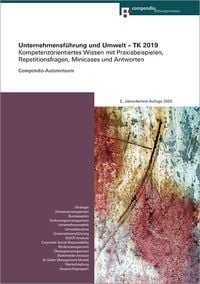 Produktbild: Unternehmensf&uuml;hrung und Umwelt &ndash; TK 2019