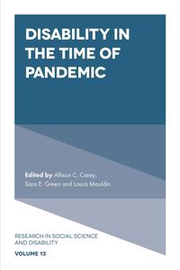 Produktbild: Disability in the Time of Pandemic