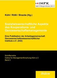 Produktbild: Sozialwissenschaftliche Aspekte des Kooperations- und Genossenschaftsmanagement