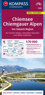 Bild vom Artikel KOMPASS Fahrradkarte 3335 Chiemsee - Chiemgauer Alpen 1:70.000 vom Autor 