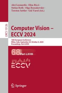 Produktbild: Computer Vision &ndash; ECCV 2024